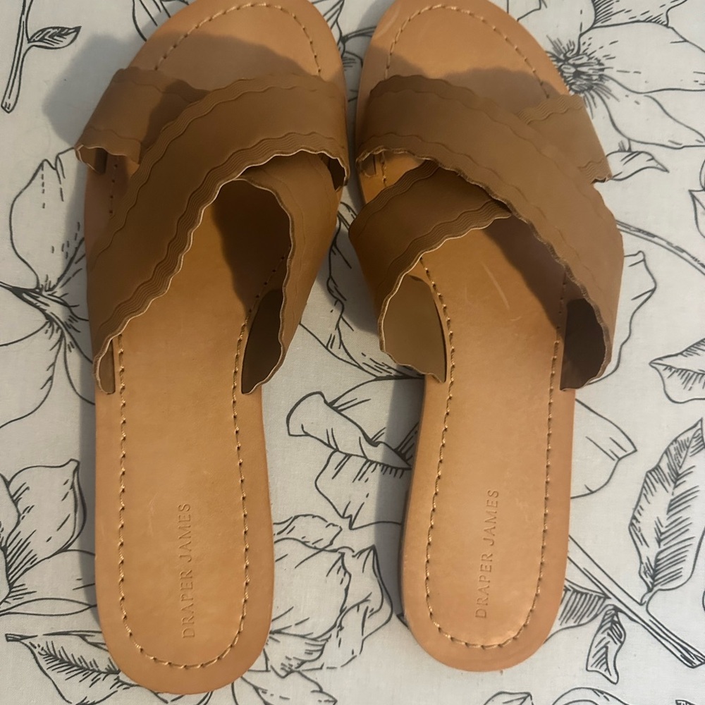 Draper James sandals. May have worn outside once. Like new condition.
